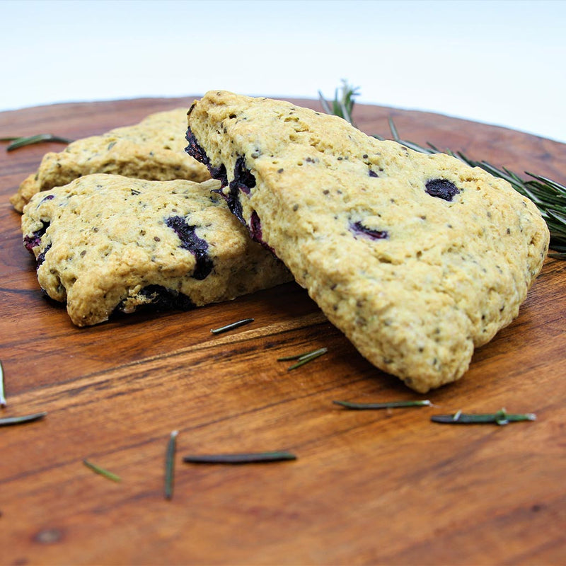Coconut blueberry scones with rosemary vegan cookie-Rina bakery