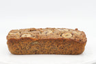 Cake de plátano-quinua y arándanos
