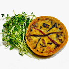 Mushroom quiche with caramelized peppers - Rina Bakery